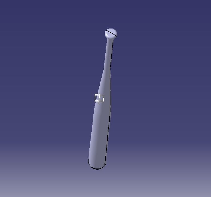 Baseball Bat 3D print model_15