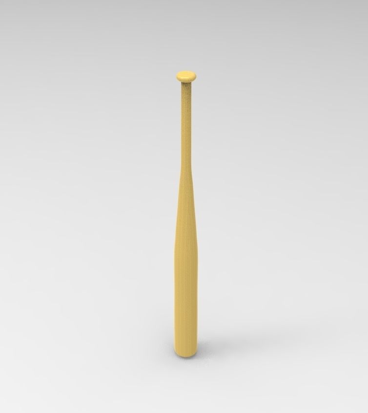 Baseball Bat 3D print model_29