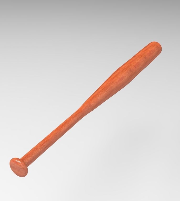 Baseball Bat 3D print model_4