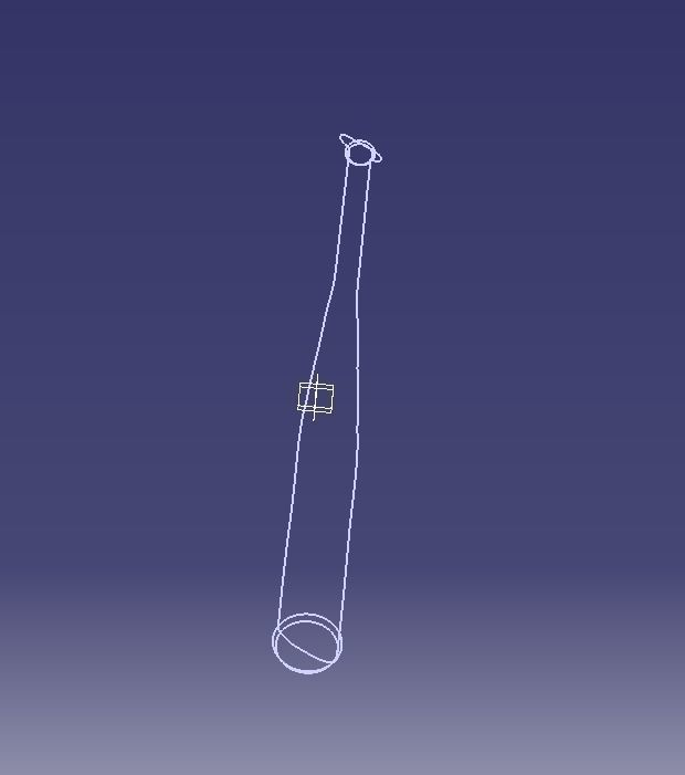 Baseball Bat 3D print model_2