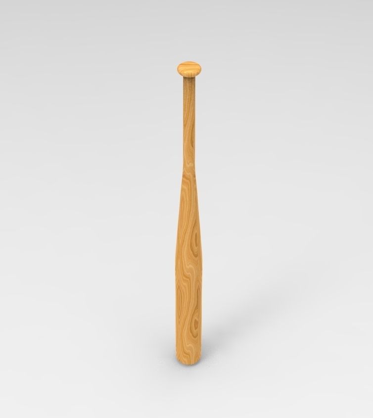 Baseball Bat 3D print model_33
