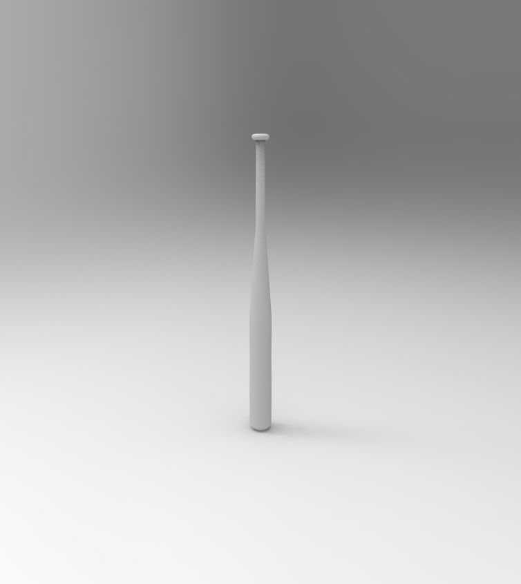 Baseball Bat 3D print model_5