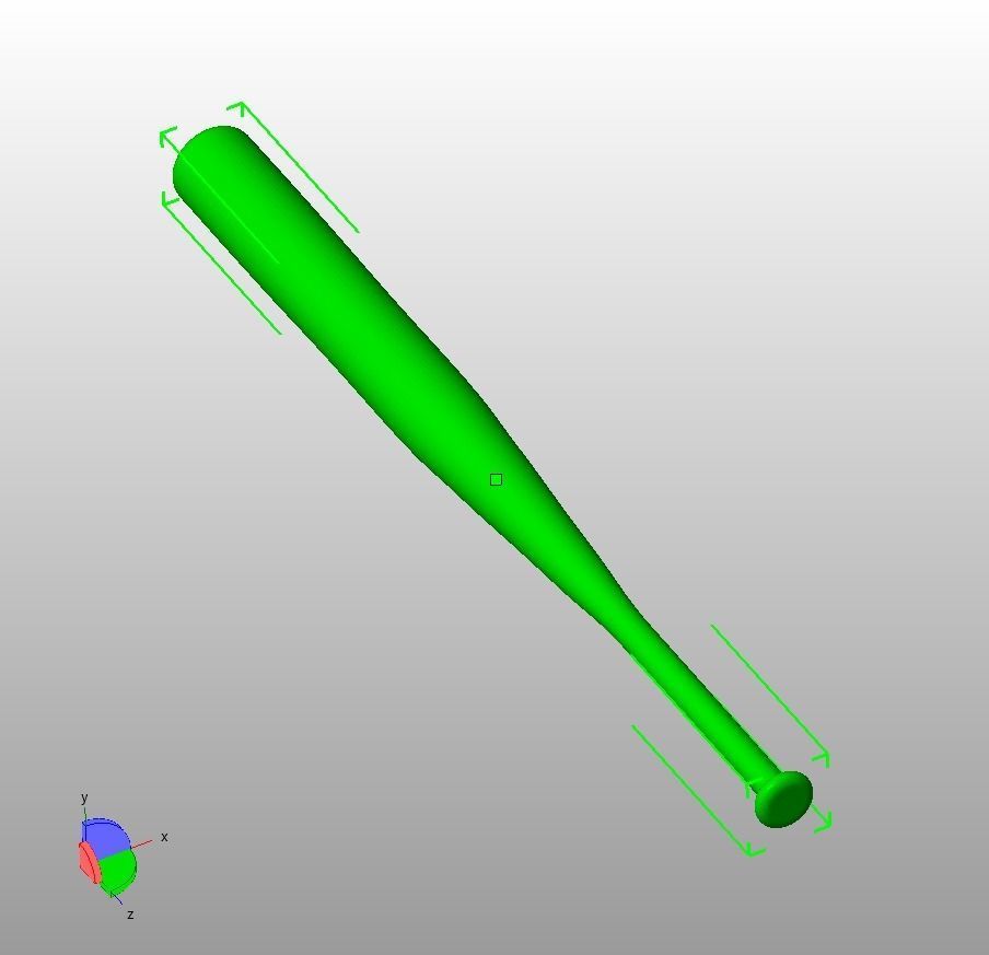 Baseball Bat 3D print model_18