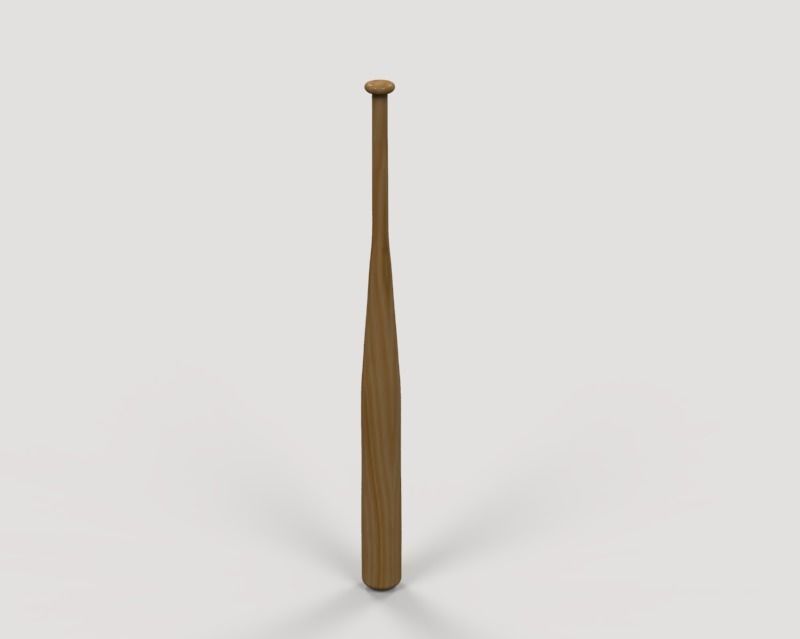 Baseball Bat 3D print model_16