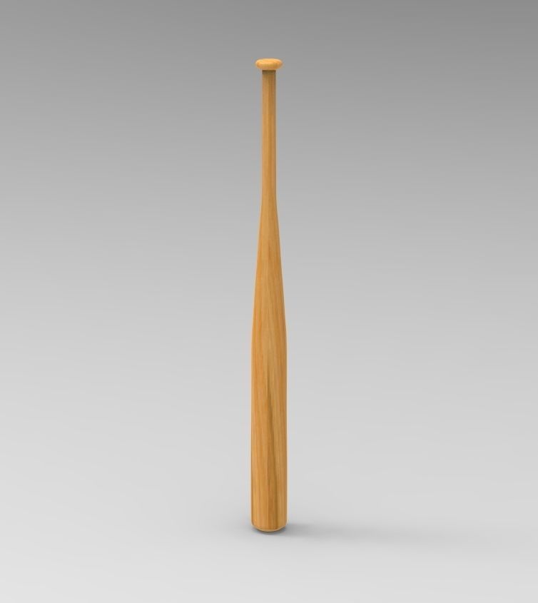 Baseball Bat 3D print model_26