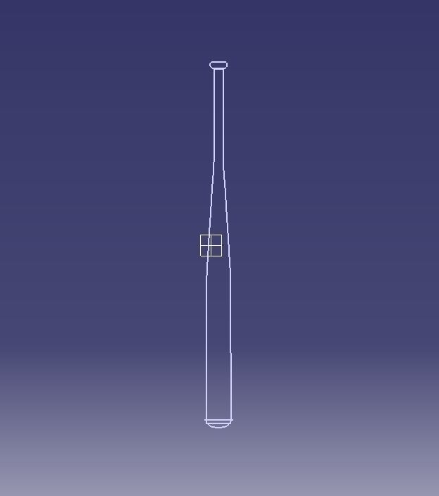 Baseball Bat 3D print model_35