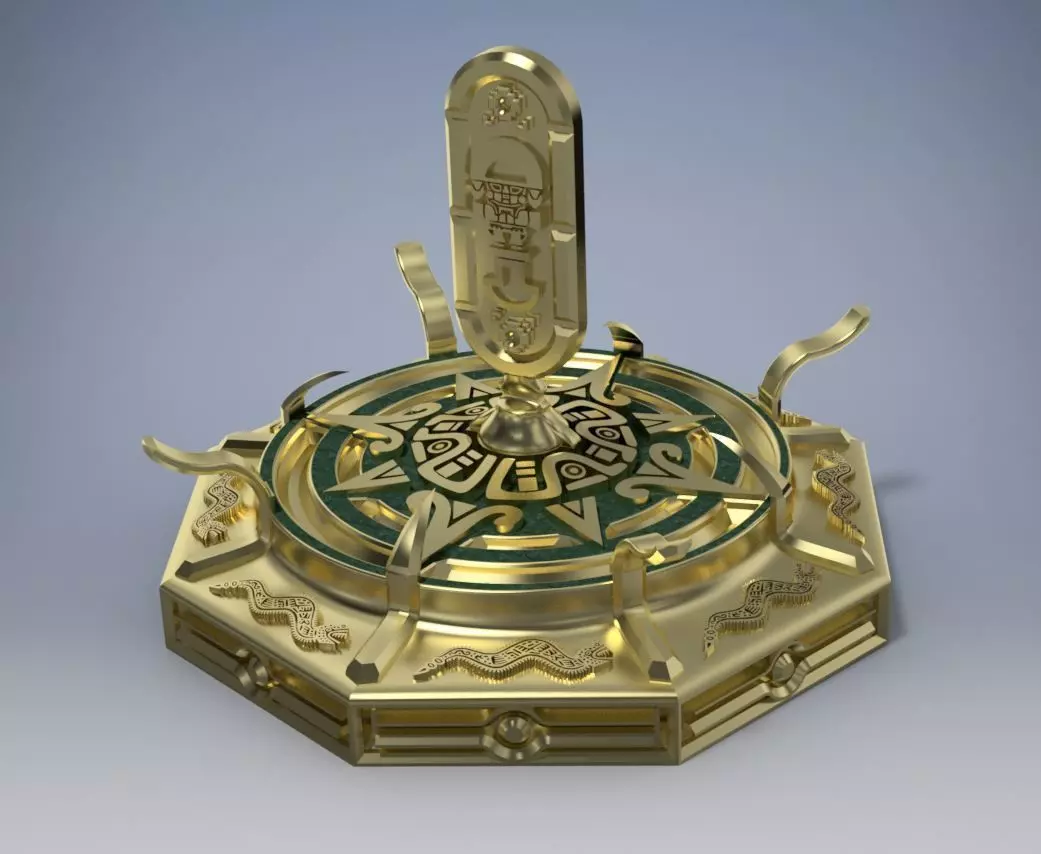 INCA PEDESTAL AND TOTEM 3D print model