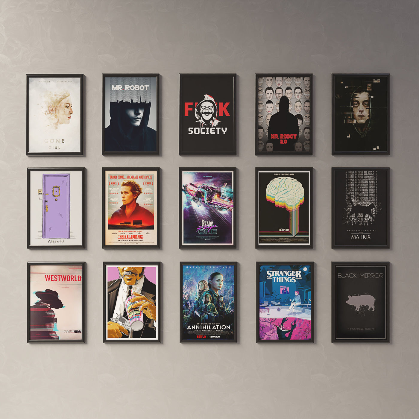 Movie posters - 2 3D model_4