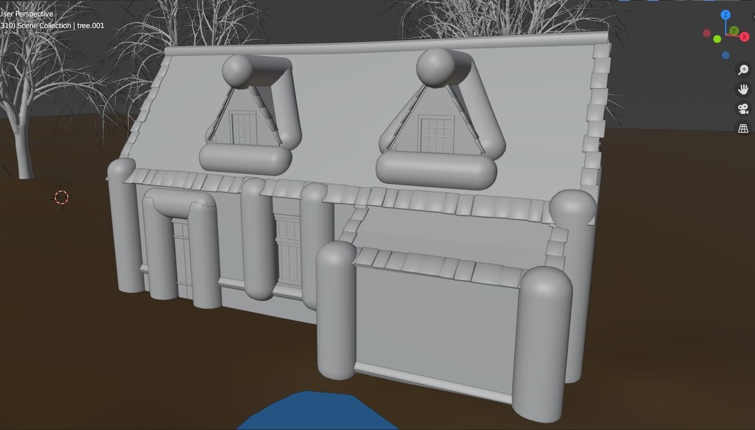 Farm House 3D model_2