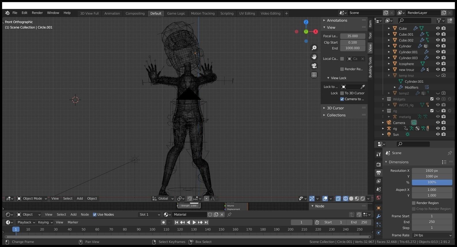 NEON PHANTOM Low-poly 3D model_3