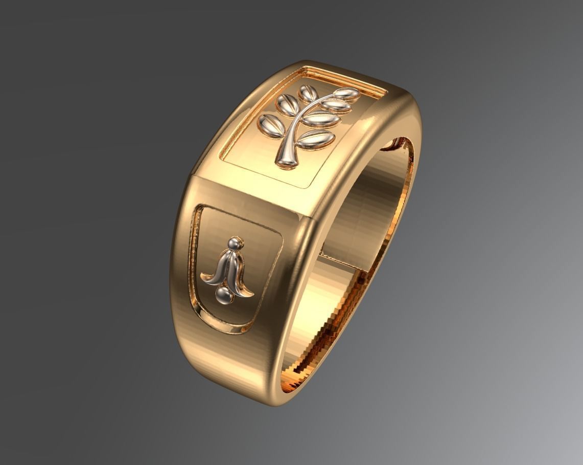 Ring Masonic 3D print model_1