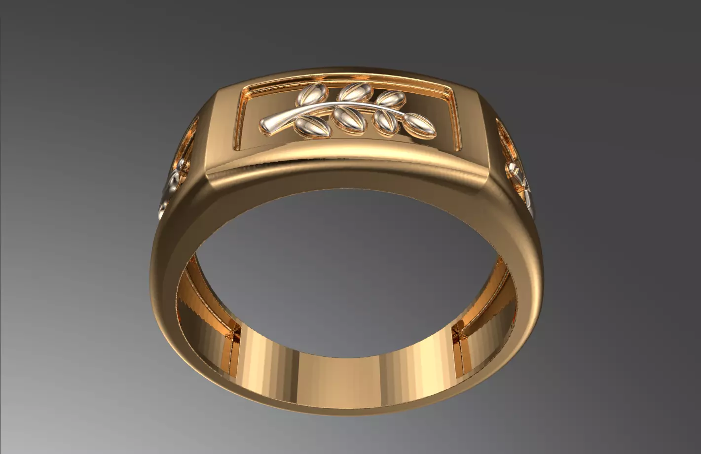 Ring Masonic 3D print model_0