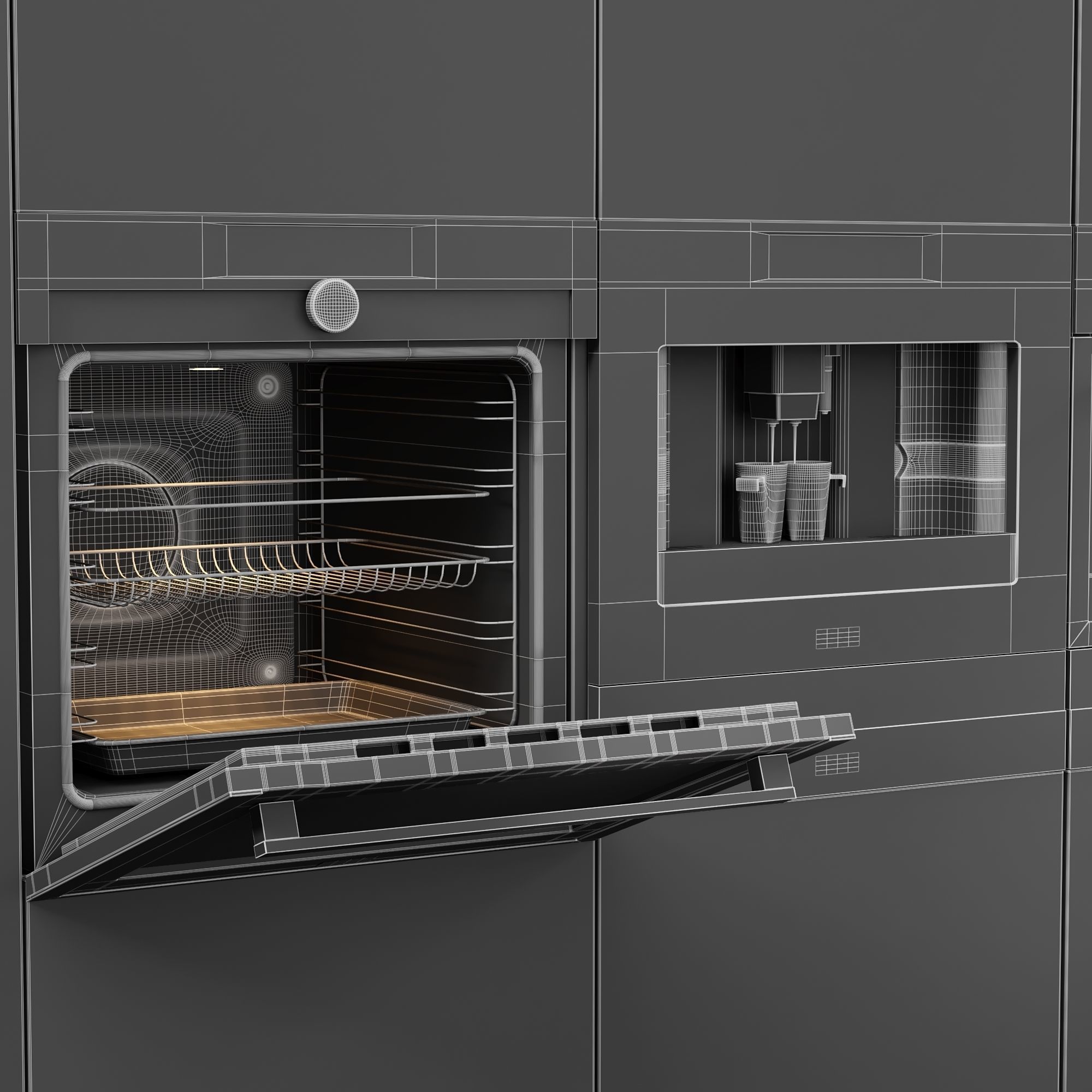 AEG appliance collection Low-poly 3D model_4