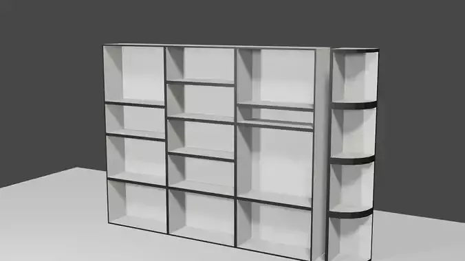 bookcase with shelves