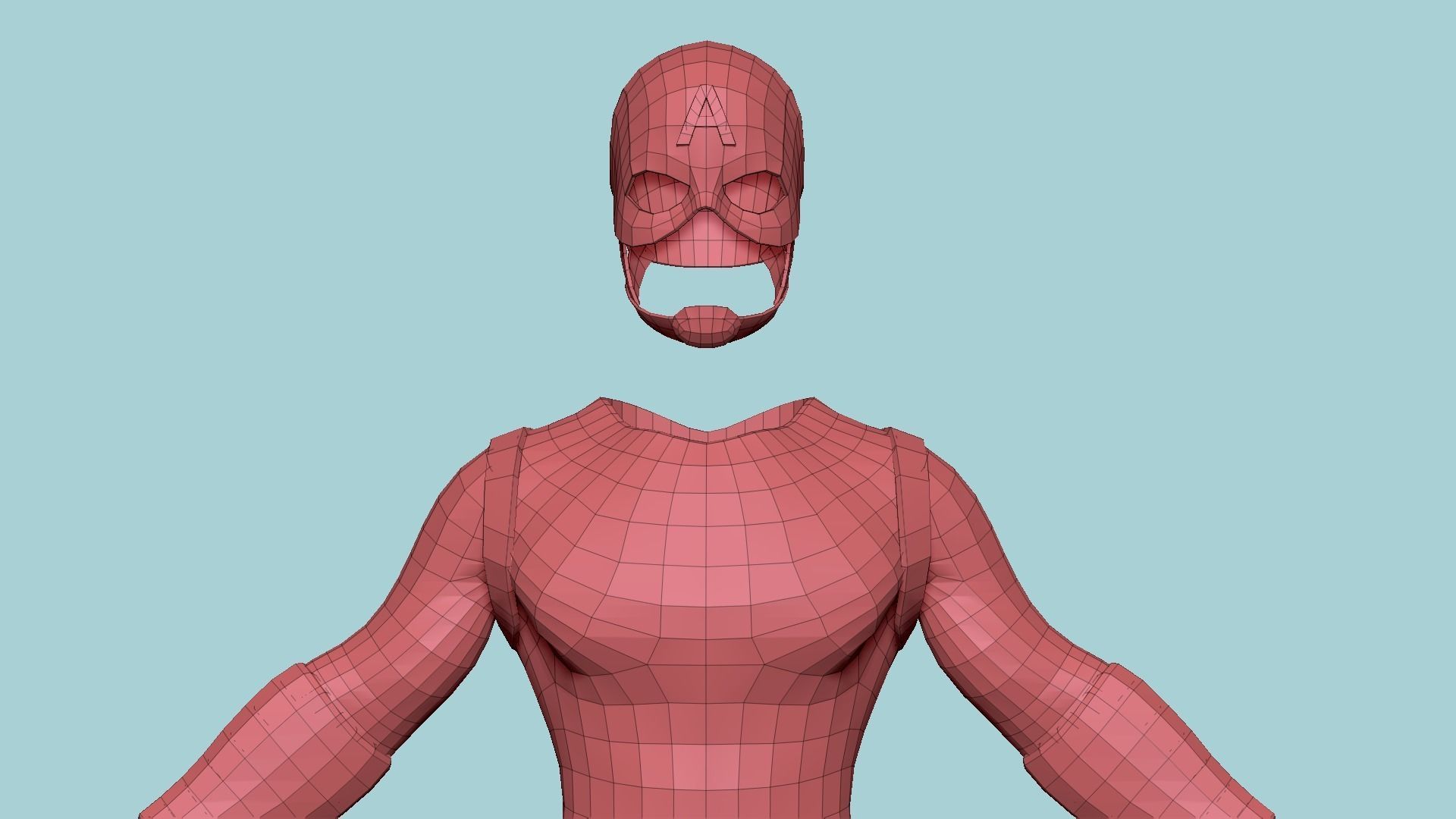 04 Captain America Outfits - Character Design Fashion 3D Model Collection_14