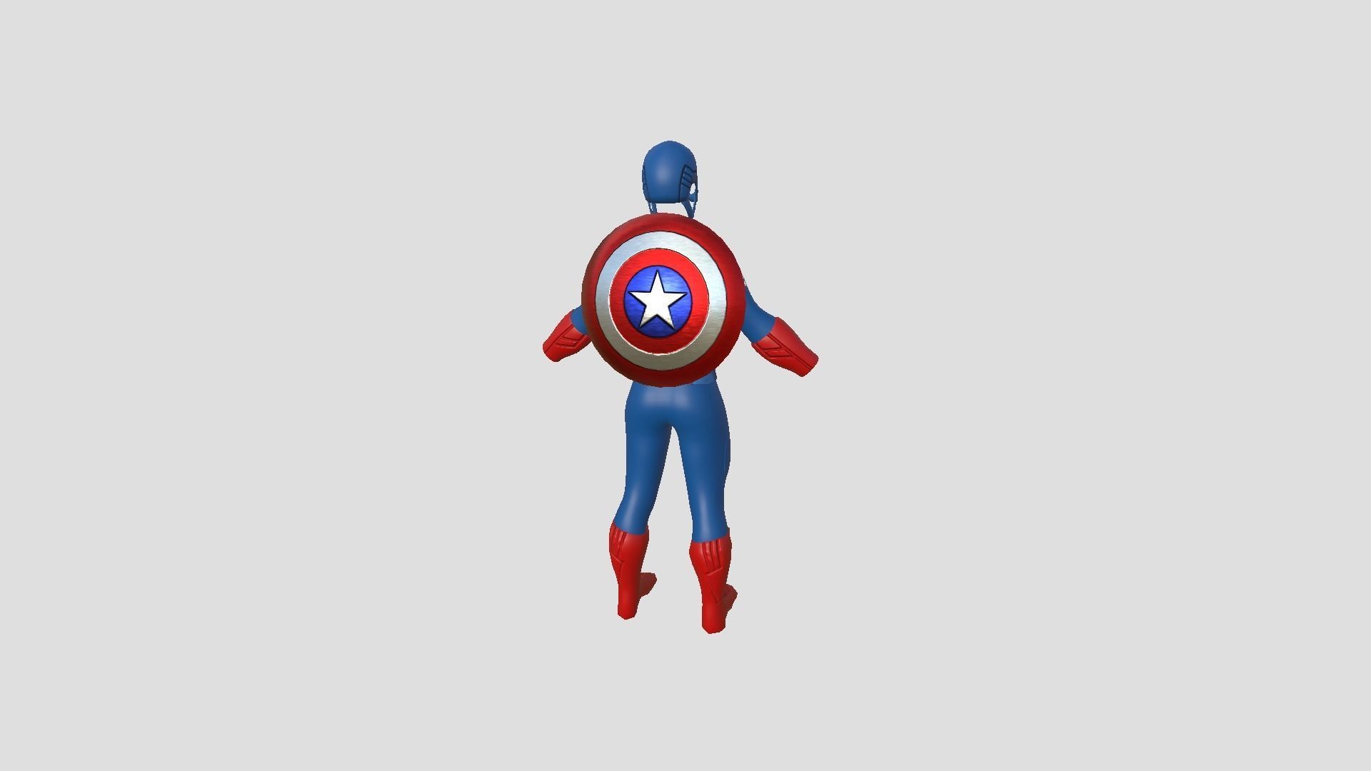 04 Captain America Outfits - Character Design Fashion 3D Model Collection_25