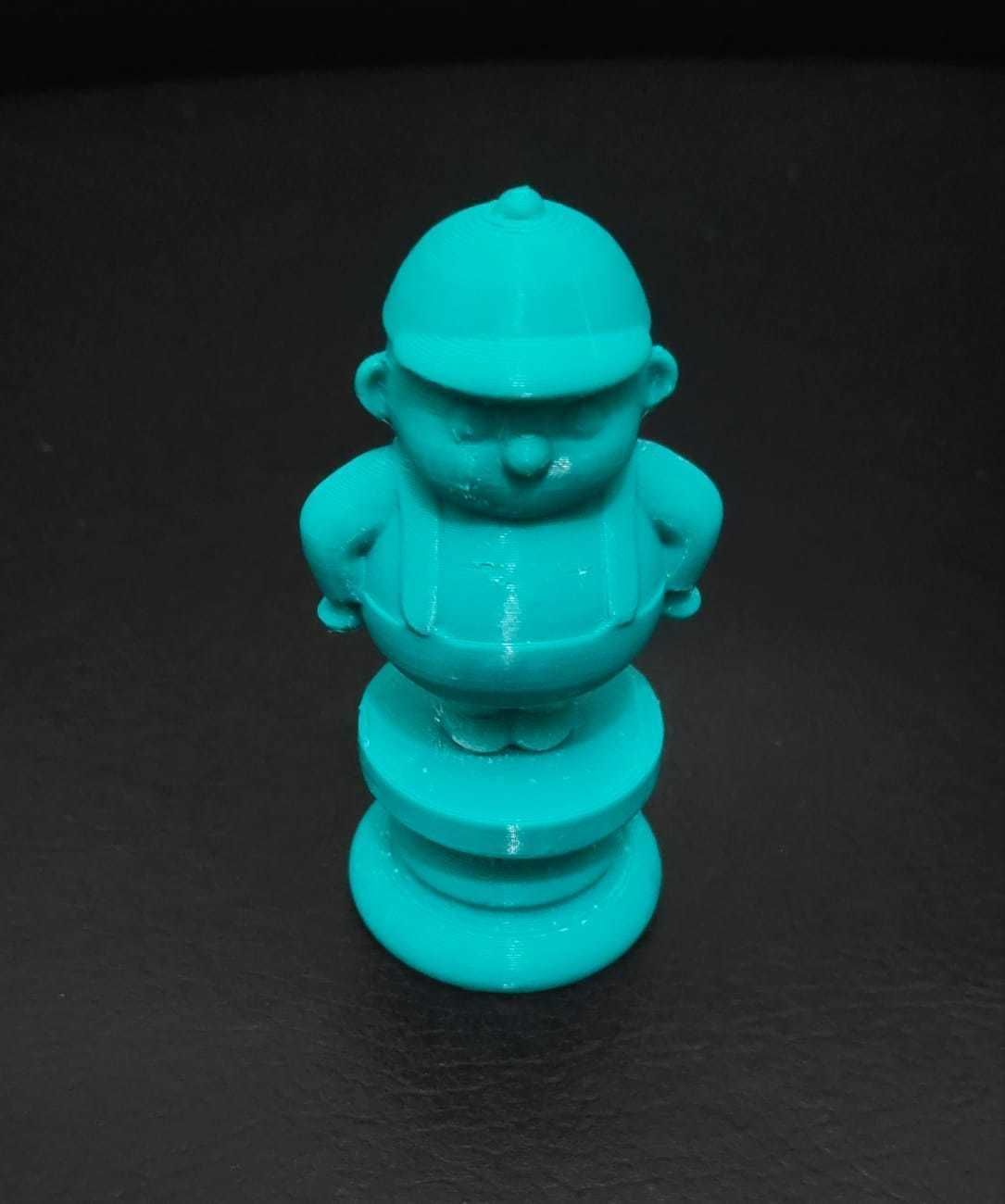 Alice Chess - Side B - Rook - Tweedle Dee Dum 3D print model_11