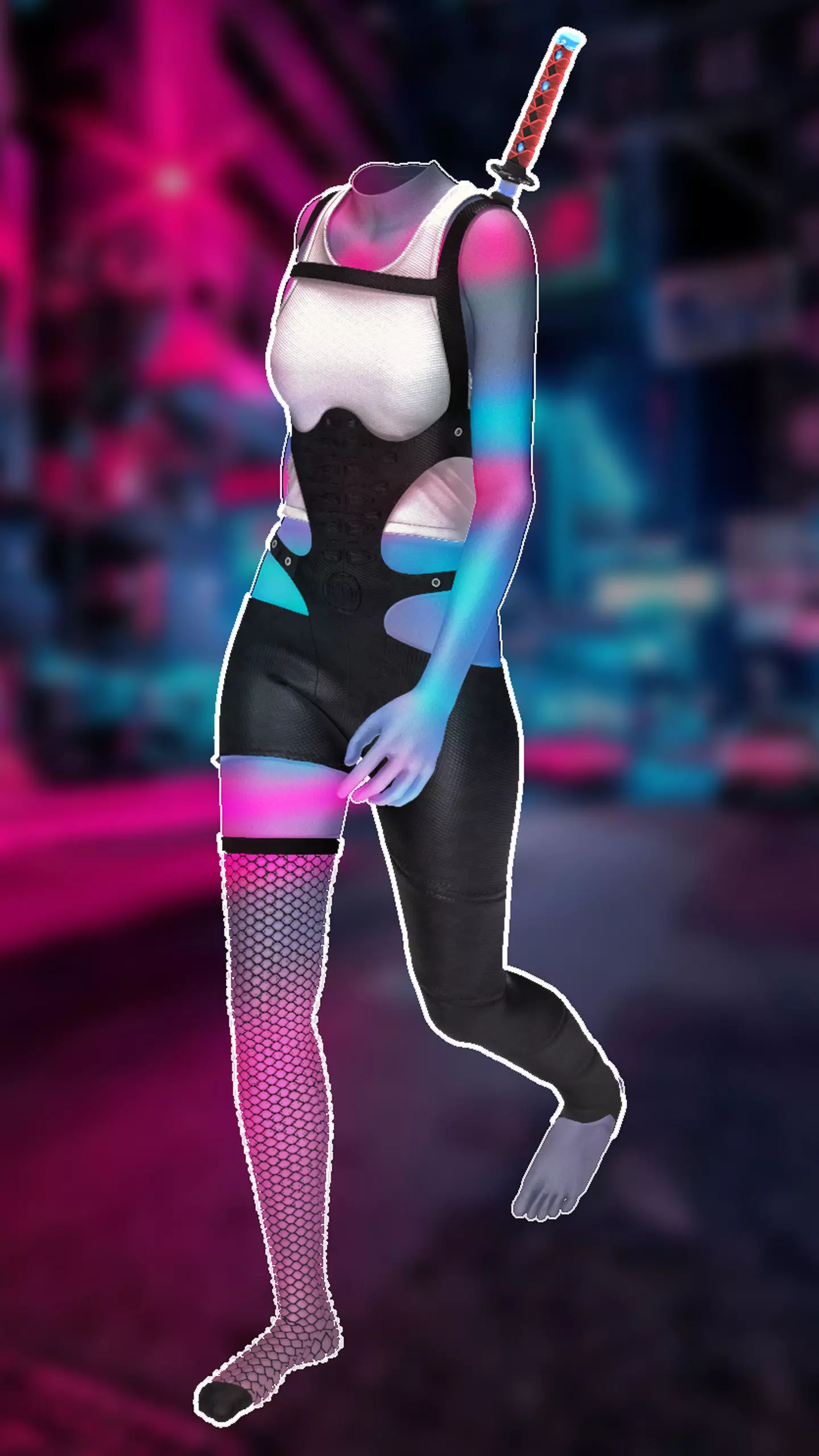 Boddy Harness Low-poly 3D model_0