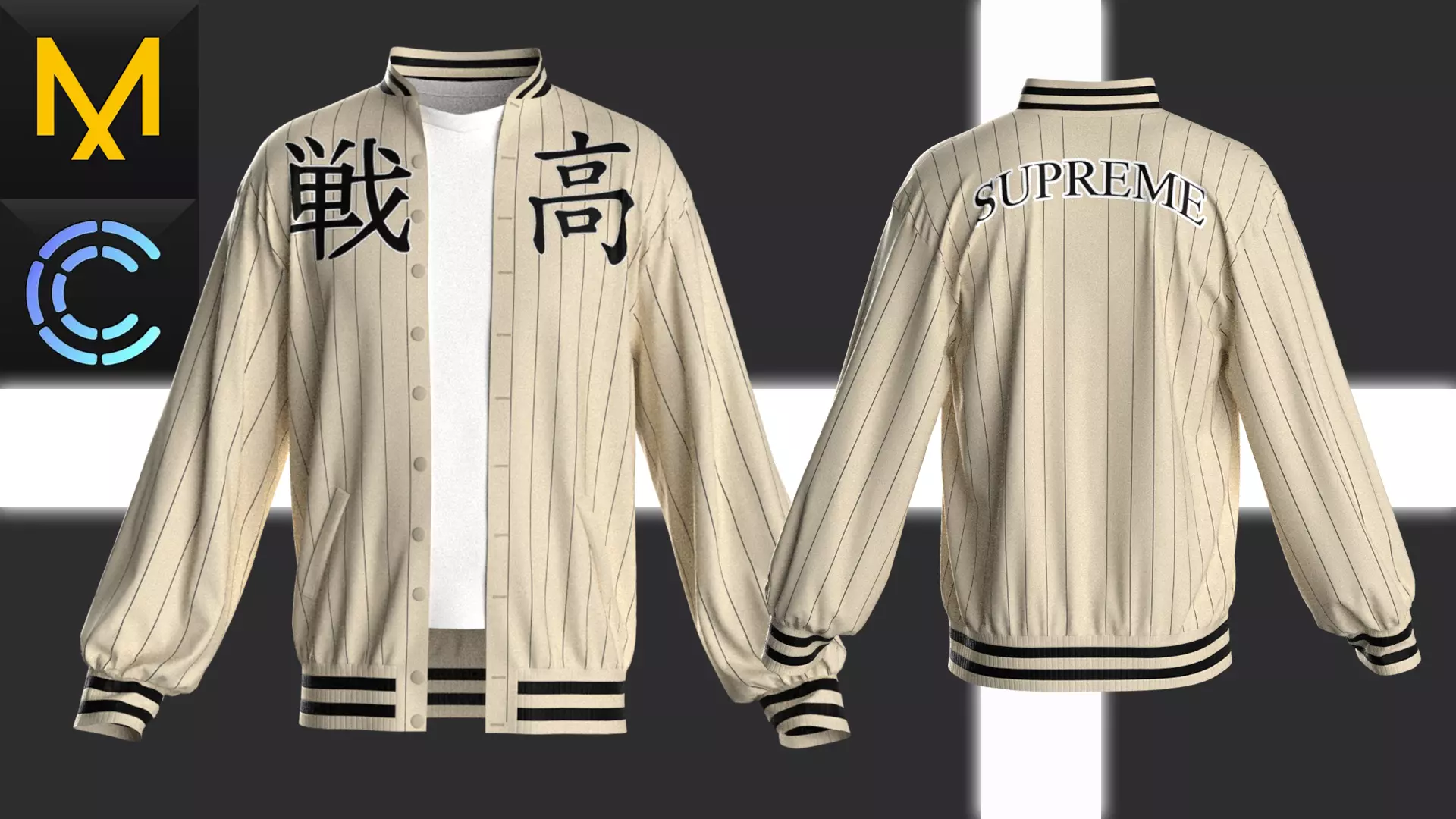 New concept Marvelous Clo3D Jacket Male 3D model_0