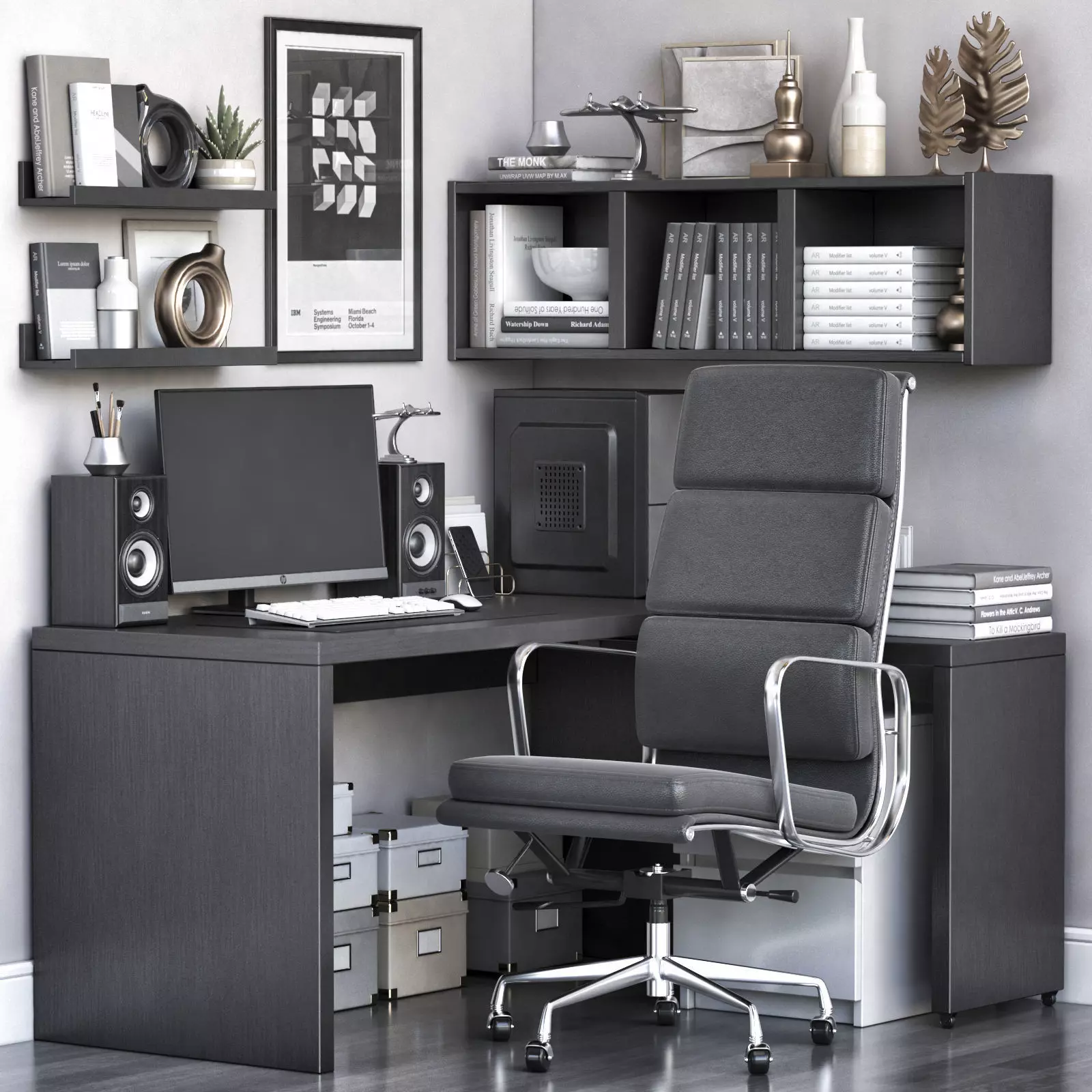 Office workplace 87 3D model