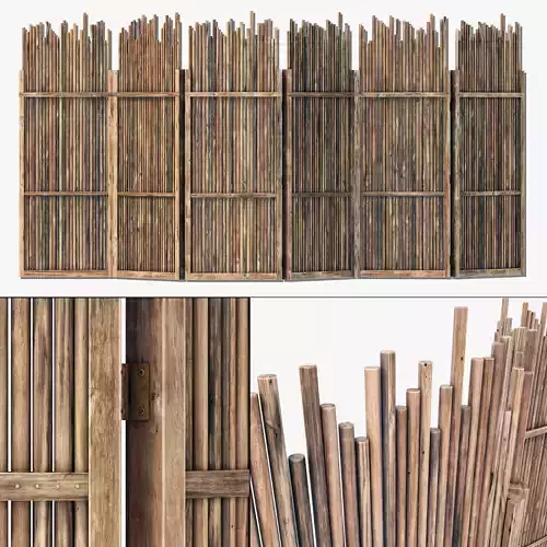 Screen branch straight decor n2 3D model