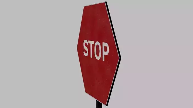 Stop Sign 3D model