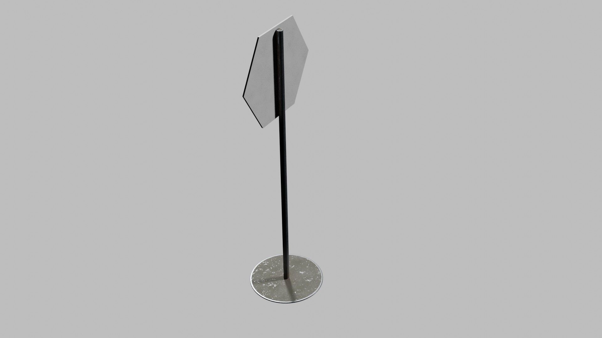 Stop Sign 3D model_4
