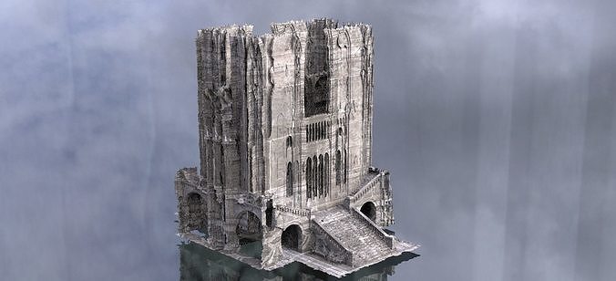 Cthulhu Cult halls  3D model