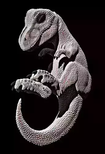 baby rex 3D print model