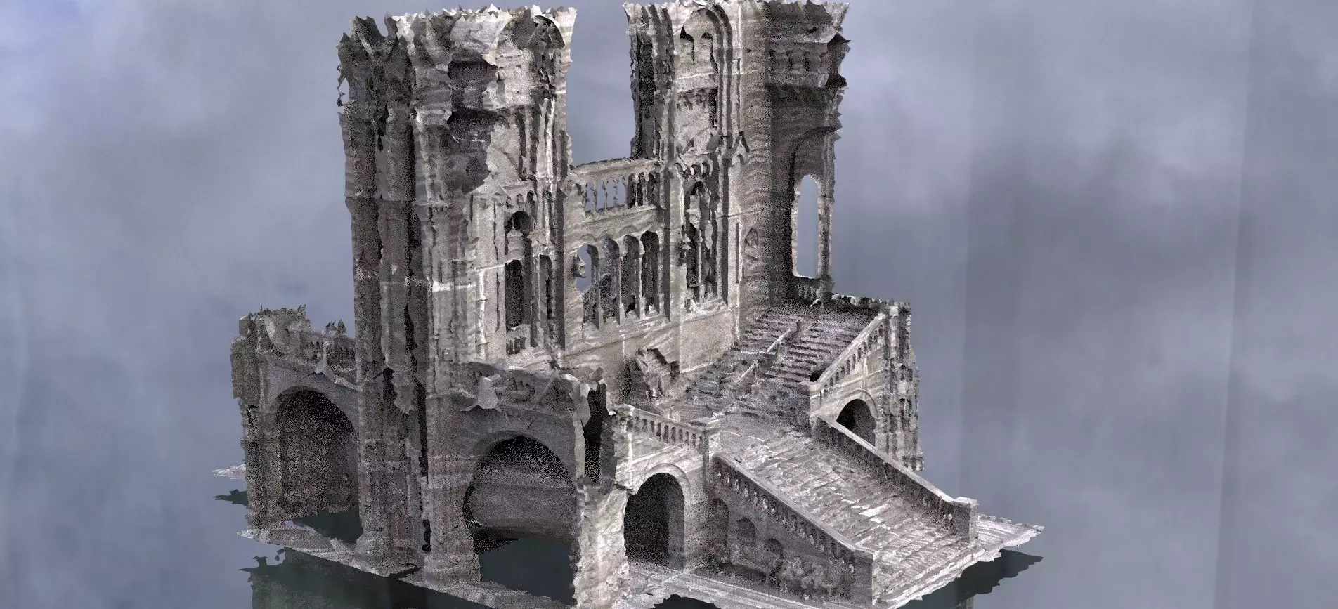 Cthulhu Cult halls 2 3D 3D model_0