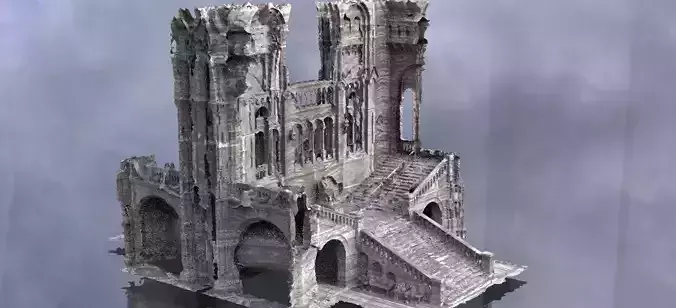 Cthulhu Cult halls 2 3D 3D model