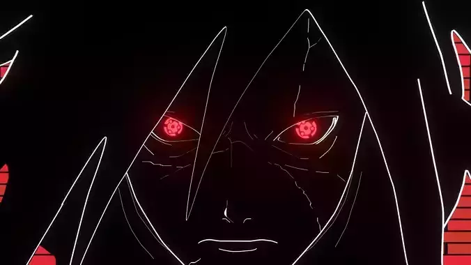 Neon Madara Free 3D model