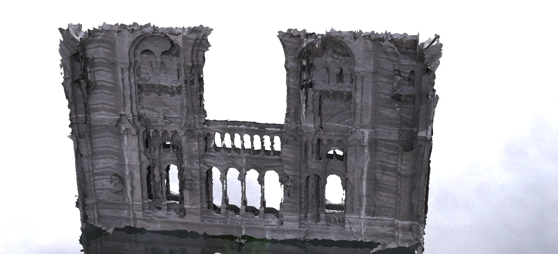 Cthulhu Cult halls 10 models Kit bash 3D 3D model_8