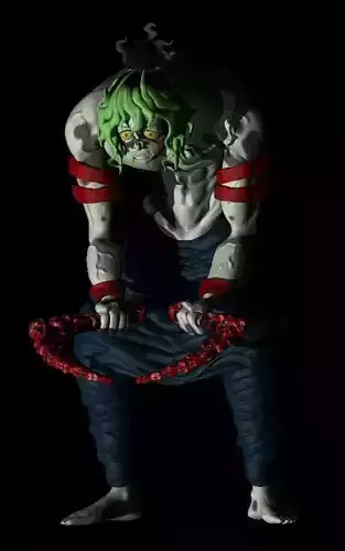 gyutaro demonslayer 3D print model