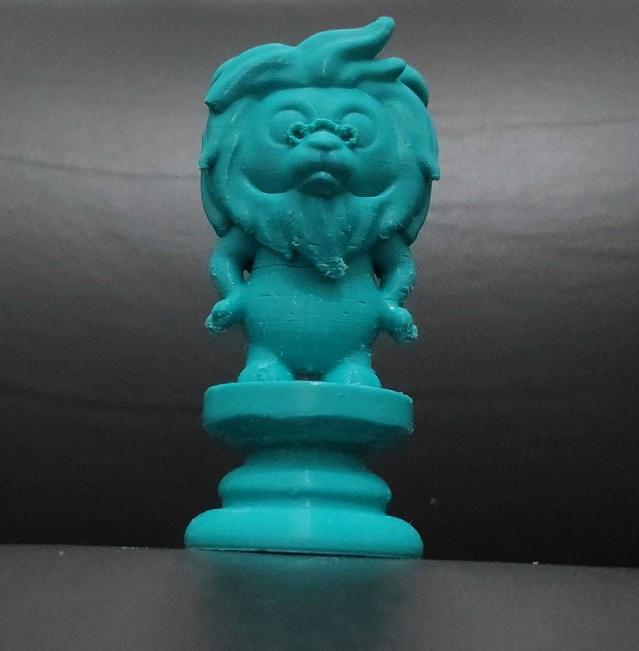 Alice Chess - Side B - Knight - Lion 3D print model_3