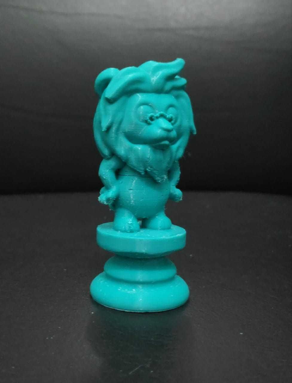 Alice Chess - Side B - Knight - Lion 3D print model_10