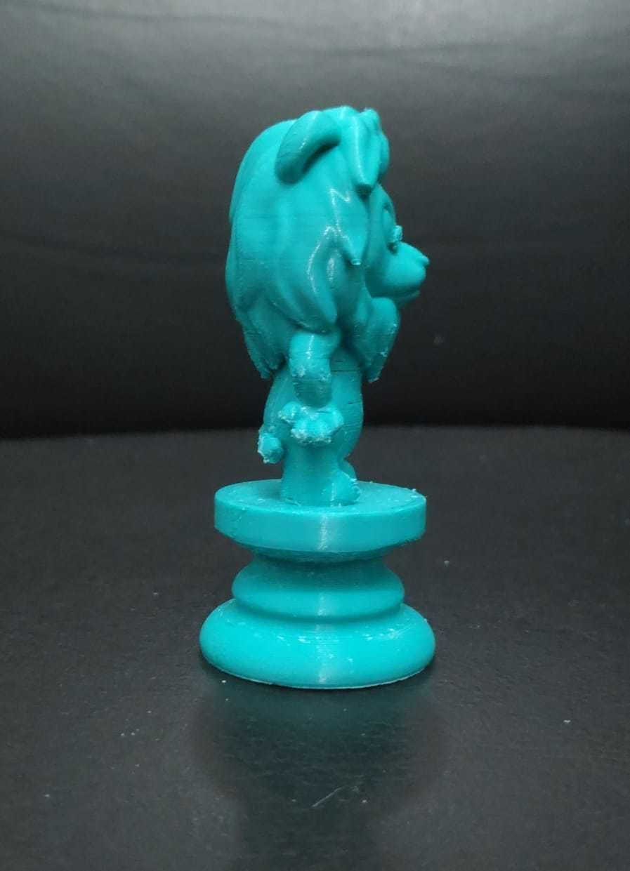 Alice Chess - Side B - Knight - Lion 3D print model_5