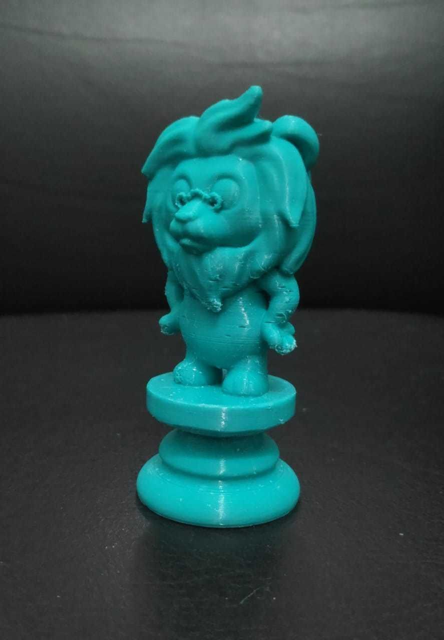 Alice Chess - Side B - Knight - Lion 3D print model_8