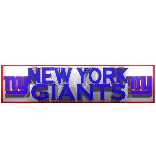 New York Giants banner 3D model