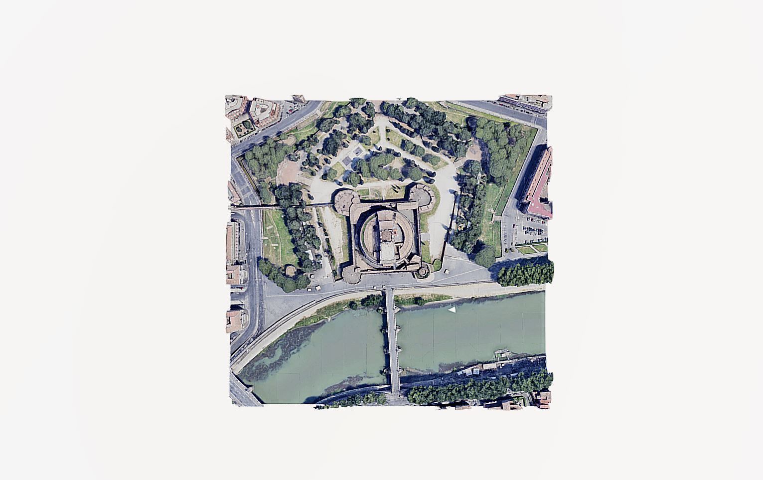Castel Sant Angelo Low-poly 3D model_3