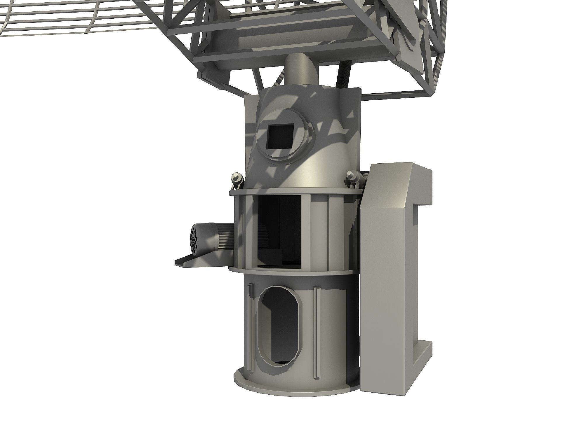 AN SPS-49 AIR SEARCH RADAR 3D model_4