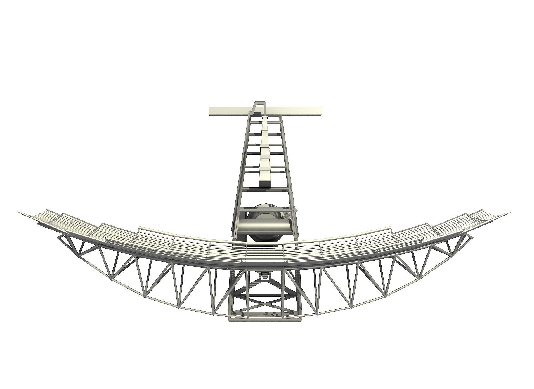 AN SPS-49 AIR SEARCH RADAR 3D model_9