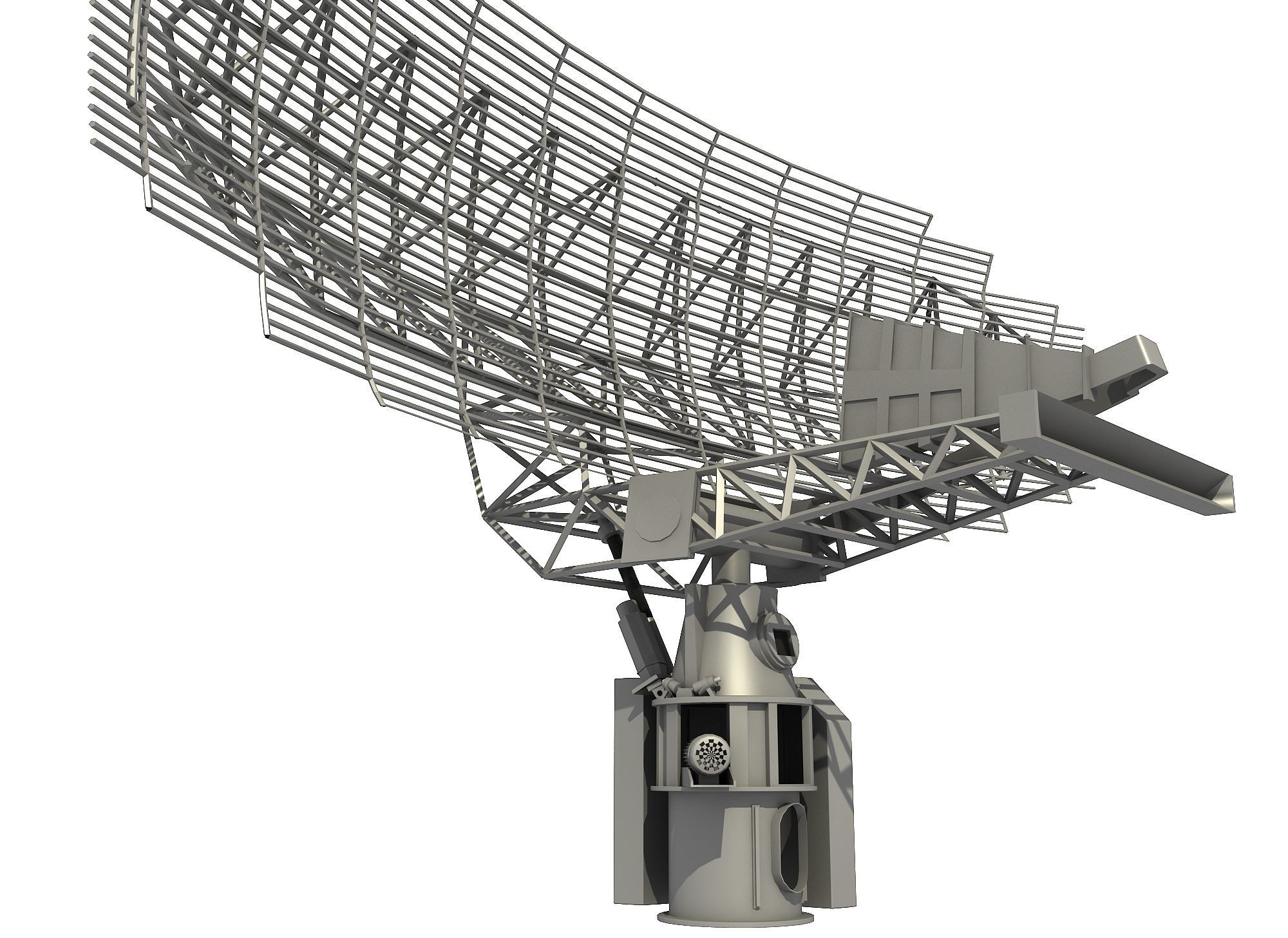 AN SPS-49 AIR SEARCH RADAR 3D model_5