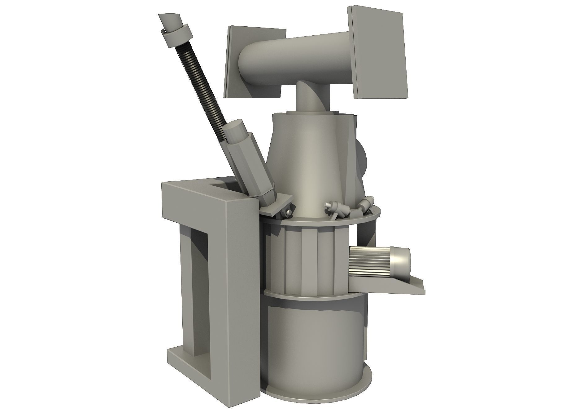 AN SPS-49 AIR SEARCH RADAR 3D model_8