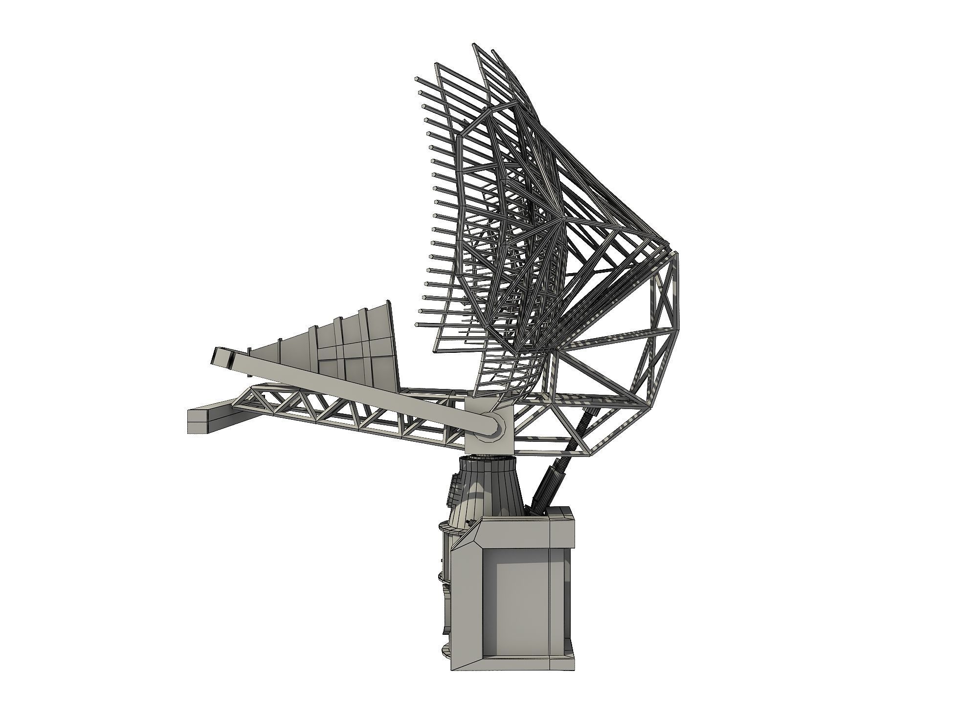 AN SPS-49 AIR SEARCH RADAR 3D model_3