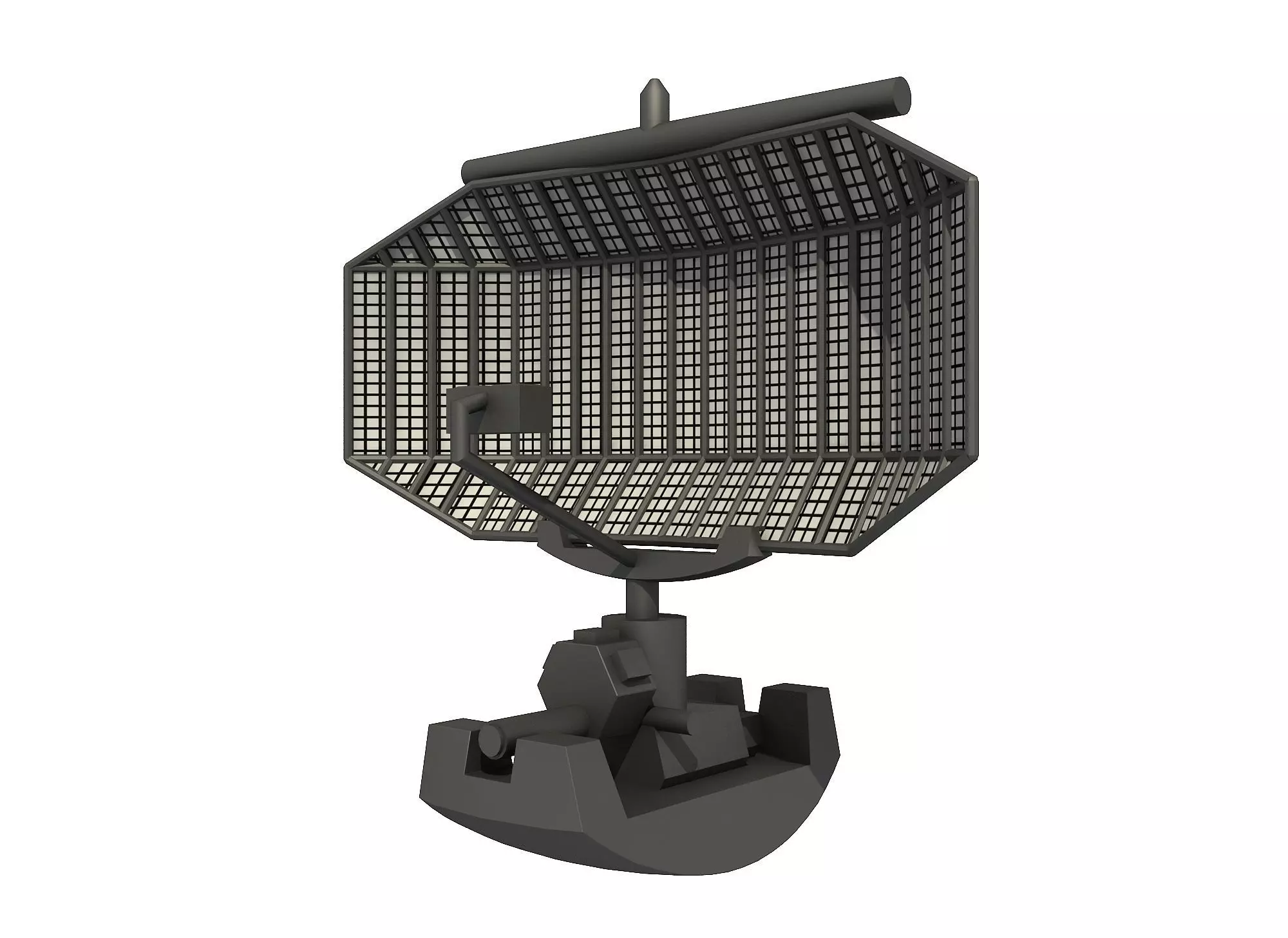DA-08 AIR SEARCH RADAR 3D model_0