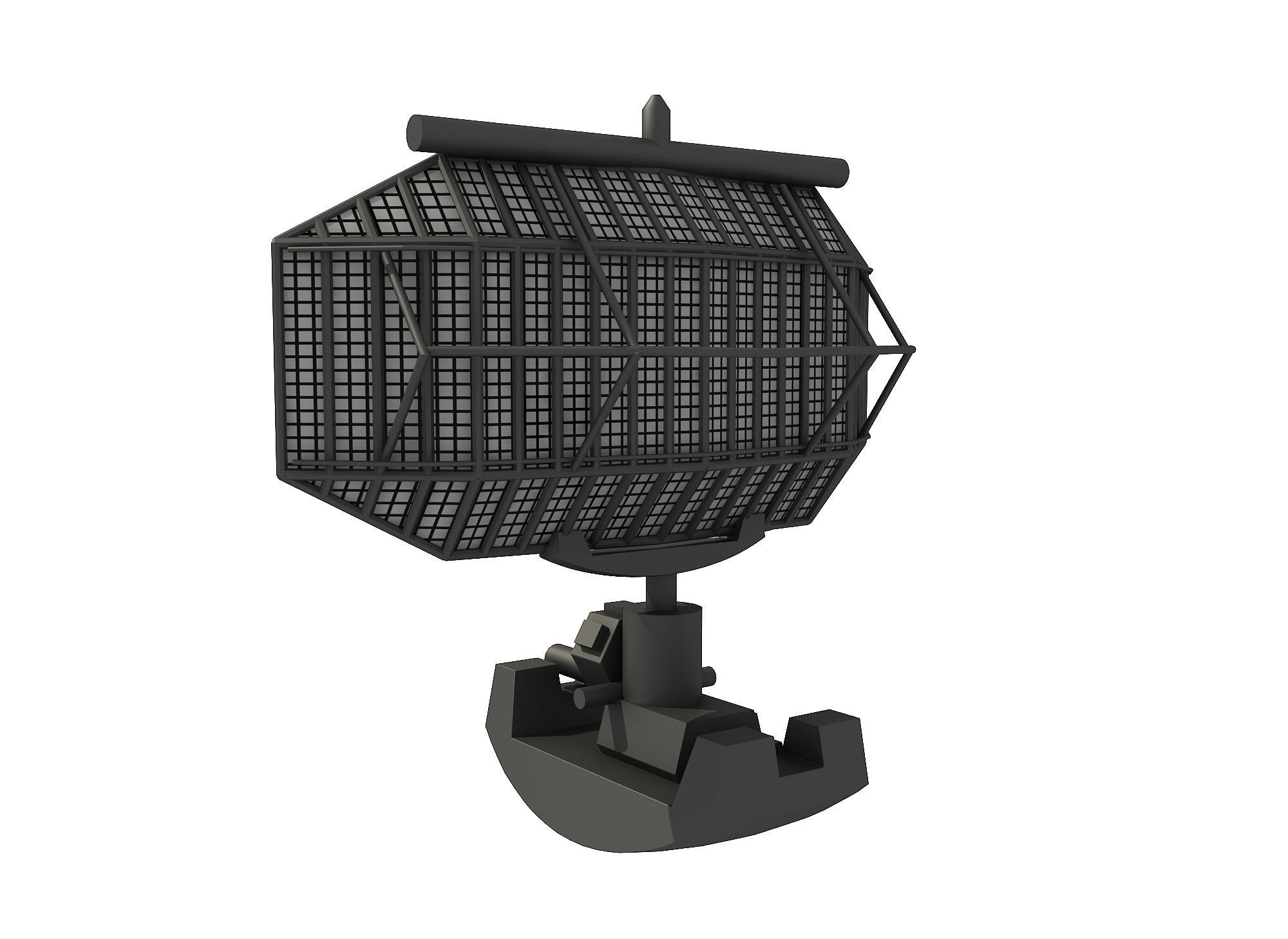 DA-08 AIR SEARCH RADAR 3D model_4
