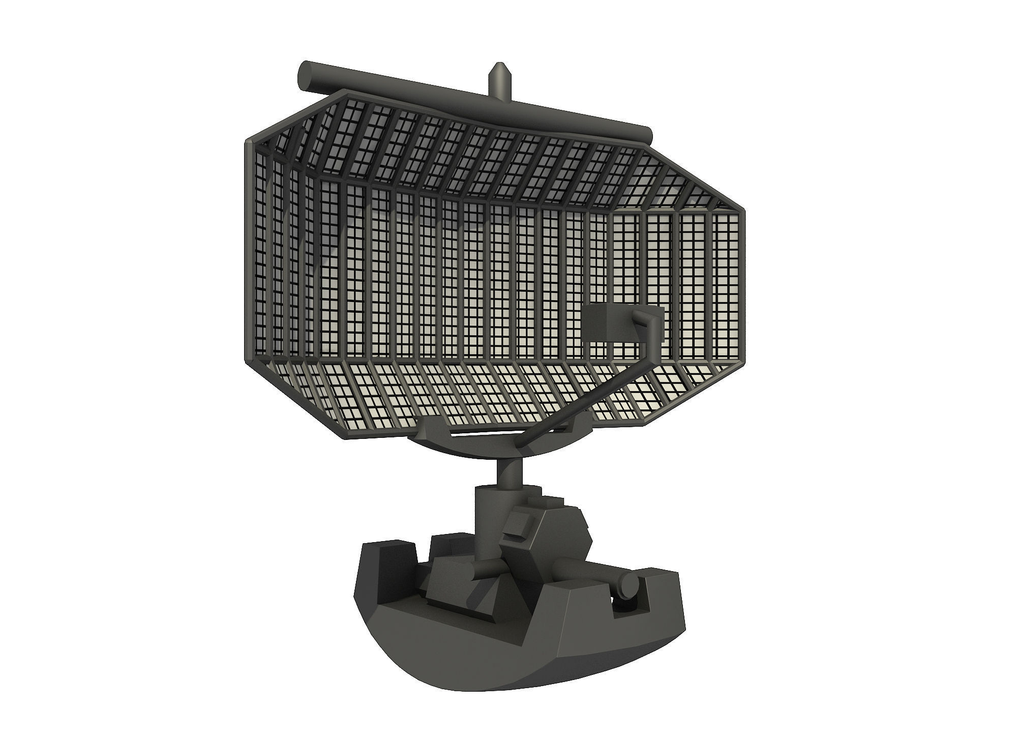 DA-08 AIR SEARCH RADAR 3D model_5