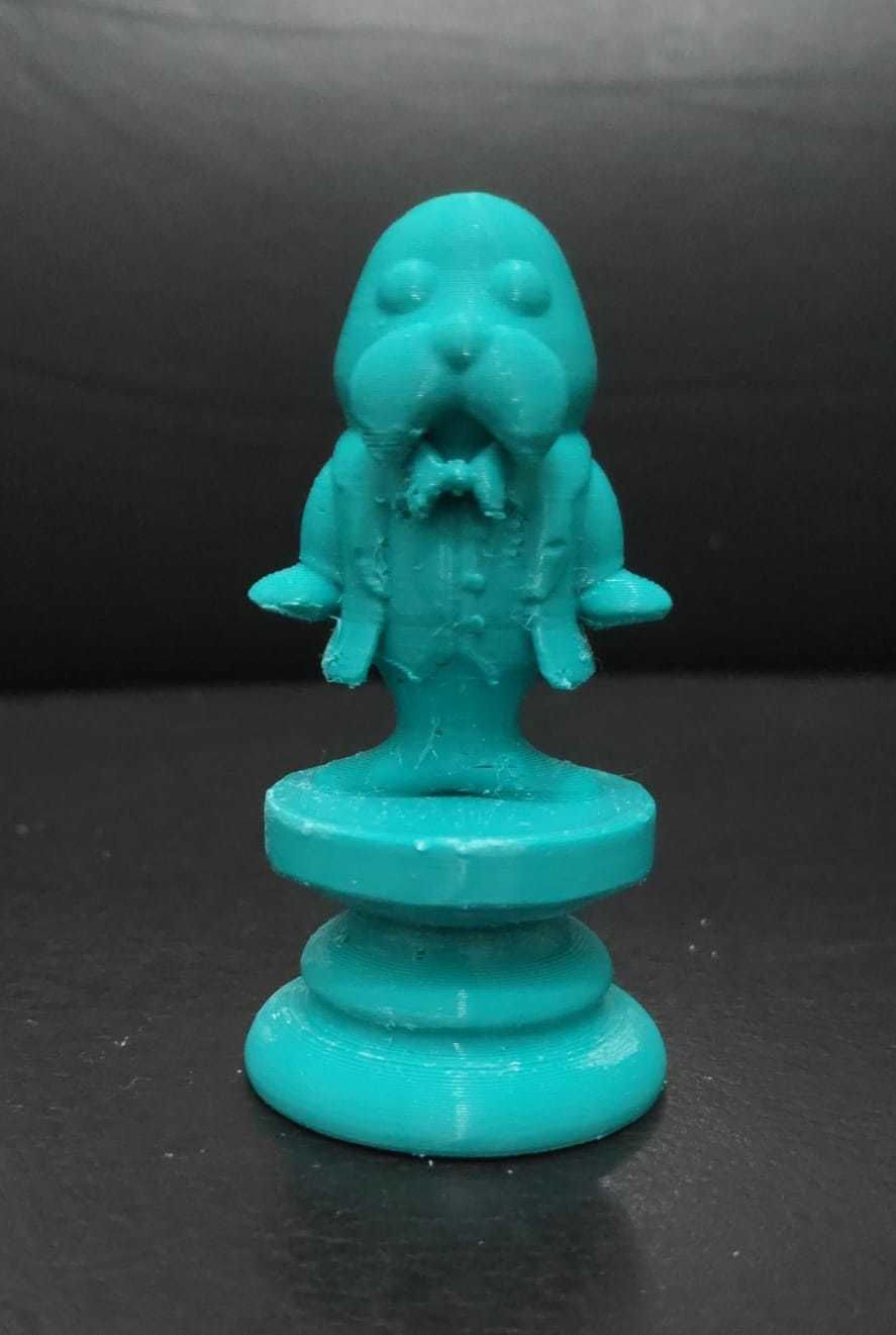 Alice Chess - Side B - Bishop - Walrus 3D print model_4