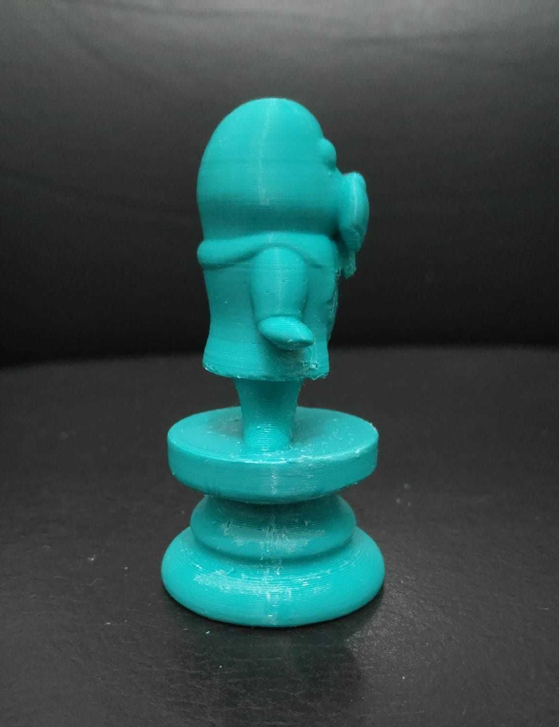 Alice Chess - Side B - Bishop - Walrus 3D print model_10
